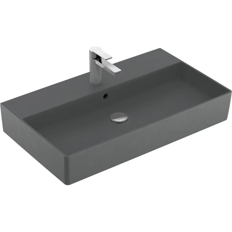 Villeroy & Boch Memento 2.0 håndvask, 80x47 cm, mat grå