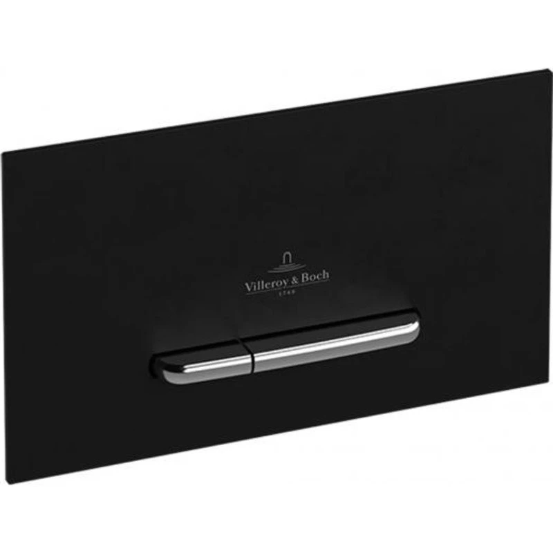Villeroy & Boch ViConnect M300 betjeningsplade, sort glas