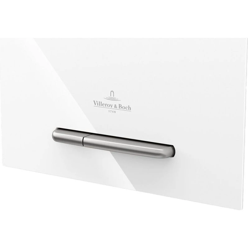 Villeroy & Boch ViConnect E300 betjeningsplade, hvid/krom