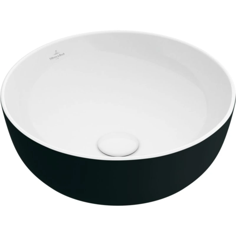 Villeroy & Boch Artis håndvask, Ø43 cm, sort