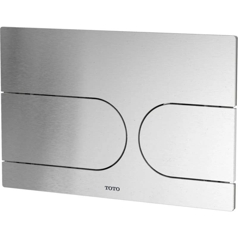 Toto Auto Flush betjeningsplade, børstet aluminium