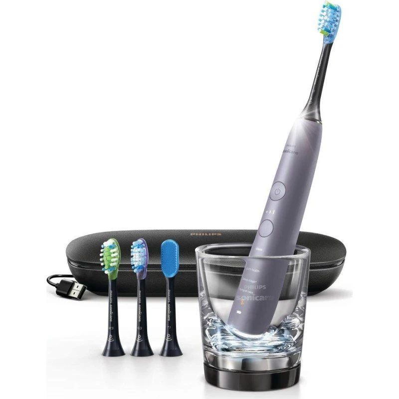Philips Sonicare DiamondClean Smart 9500 eltandbørste med rejselader – grå
