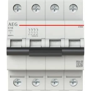 Automatsikring C13A 4P 6kA 4M - 13A C-karakteristik