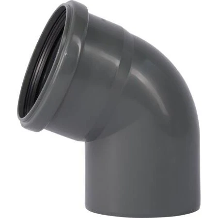 HT Safe Bøjning 110mm 67° Grå