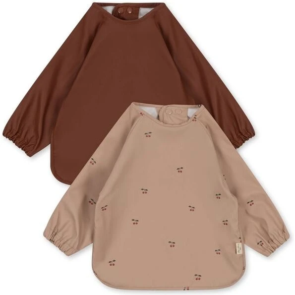 Konges Sløjd 2-pak forklæder med ærmer - Cherry