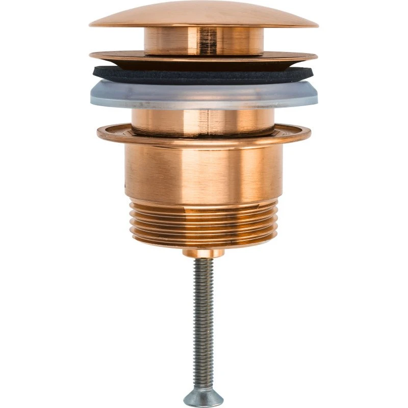 Duravit bundventil push-open i bronze, Ø63 mm