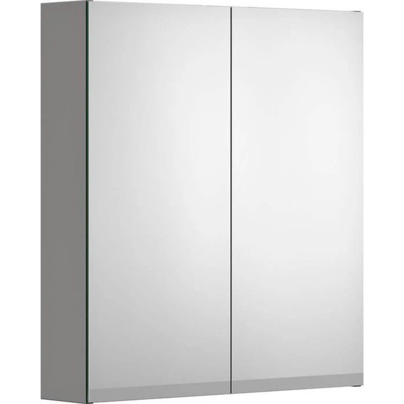 Gustavsberg Artic spejlskab med lys, 59,4x66,2 cm, grå
