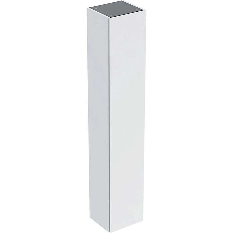 Ifö Sense Modern højskab med låge, 33x180x29.8 cm, hvid silkemat