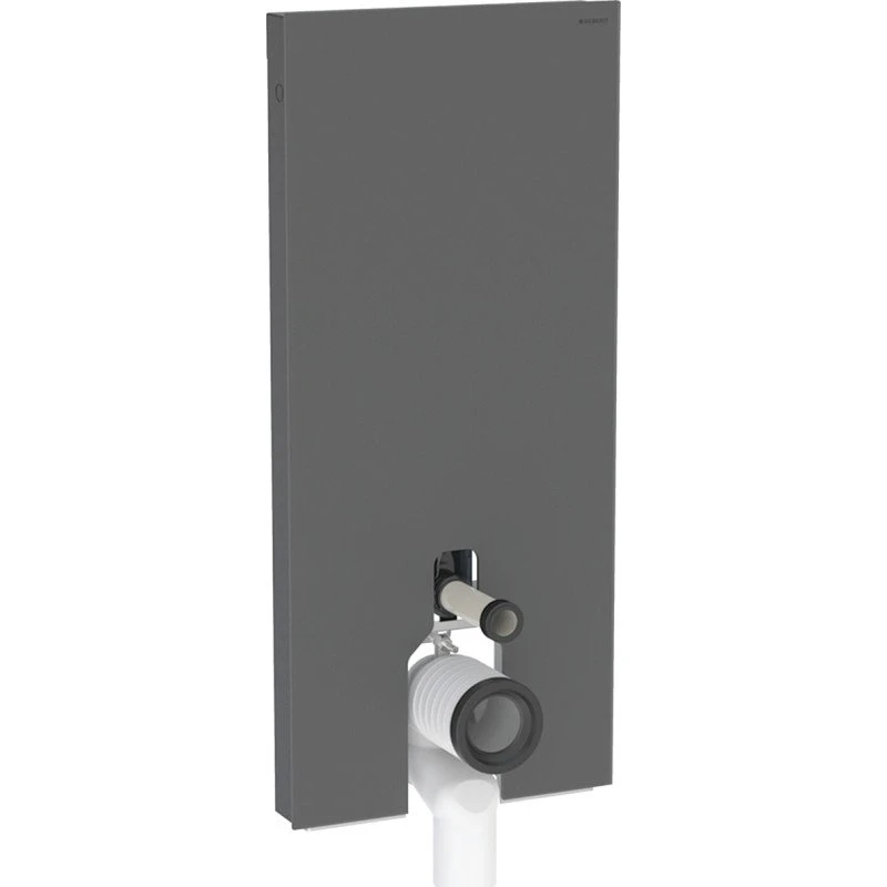 Geberit Monolith Plus cisterne til back-to-wall toilet, 114 cm, sort glas