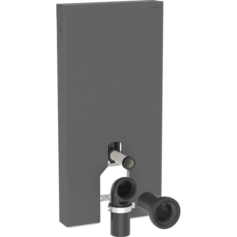 Geberit Monolith Plus cisterne til back-to-wall toilet, sort glas