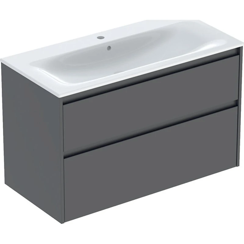 Ifö Sense Modern møbelpakke, 100x48 cm, mat antracit