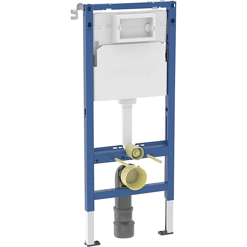 Geberit Duofix WC-element 112cm med Delta cisterne og PEX-tilslut