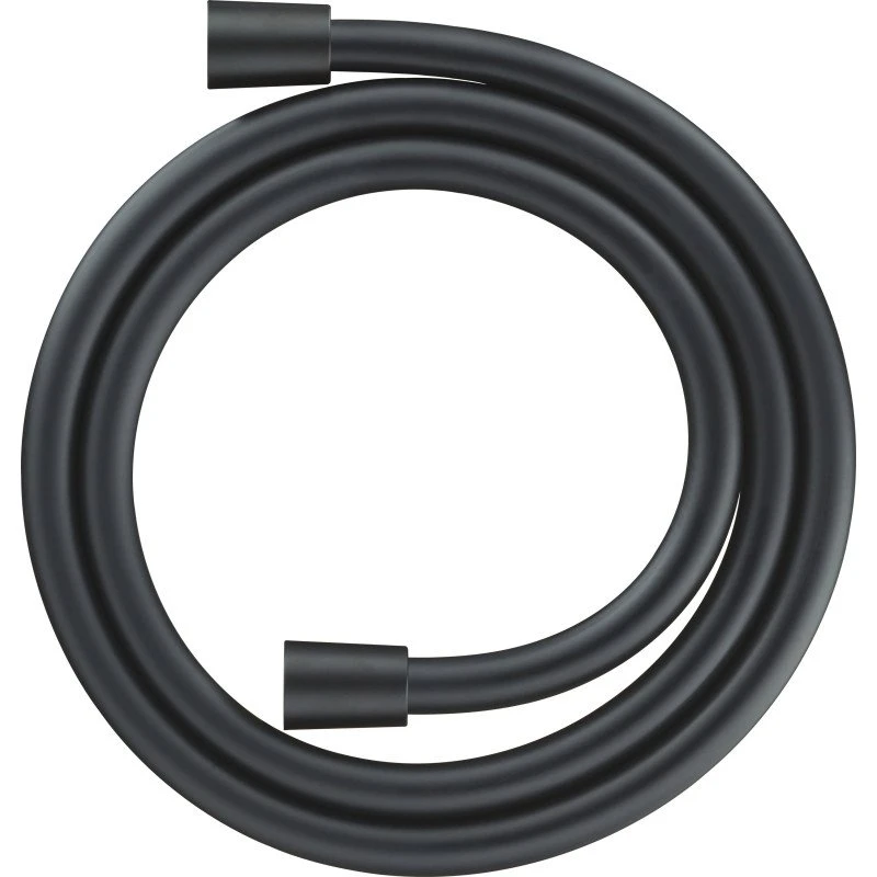 Duravit bruseslange, 1,6 meter, sort