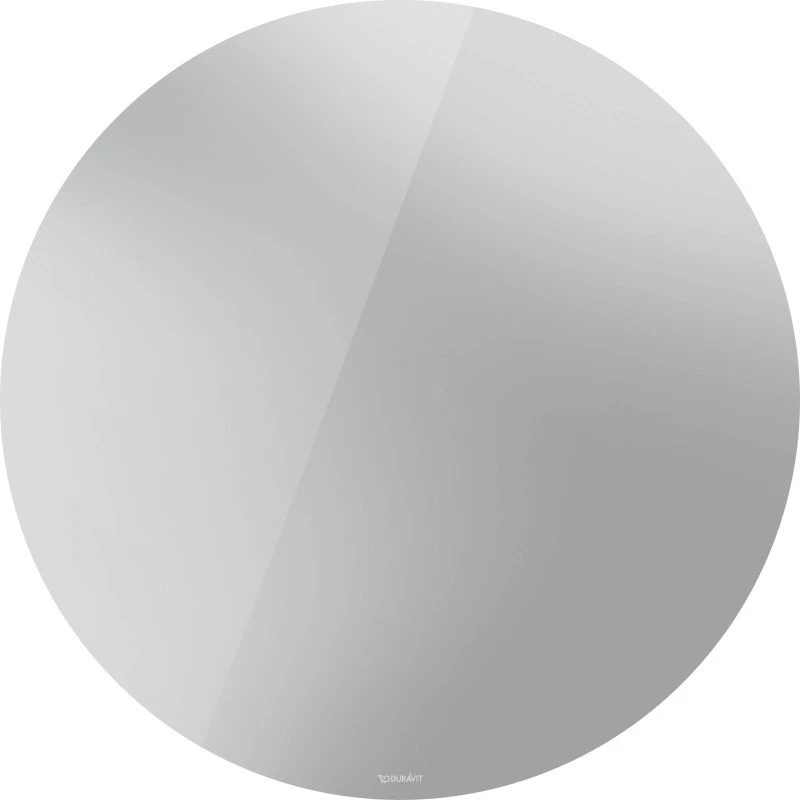 Duravit D-Neo spejl med lys, Ø90 cm, højglans hvid