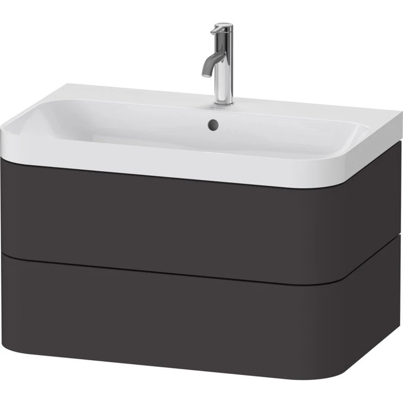 Duravit Happy D.2 møbelpakke, 77,5x49 cm, grafit