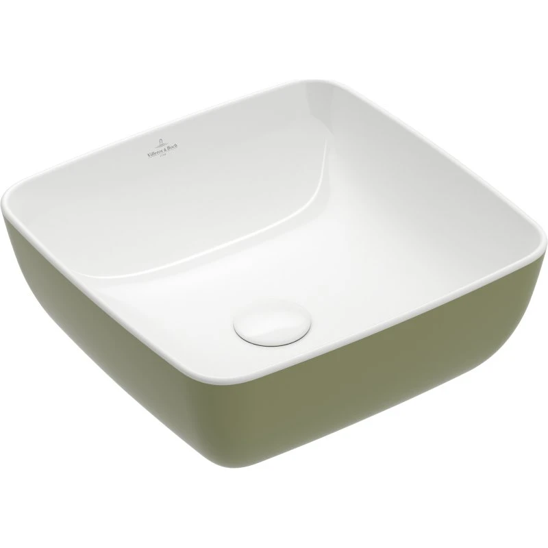 Villeroy & Boch Artis håndvask, 41x41 cm, grøn