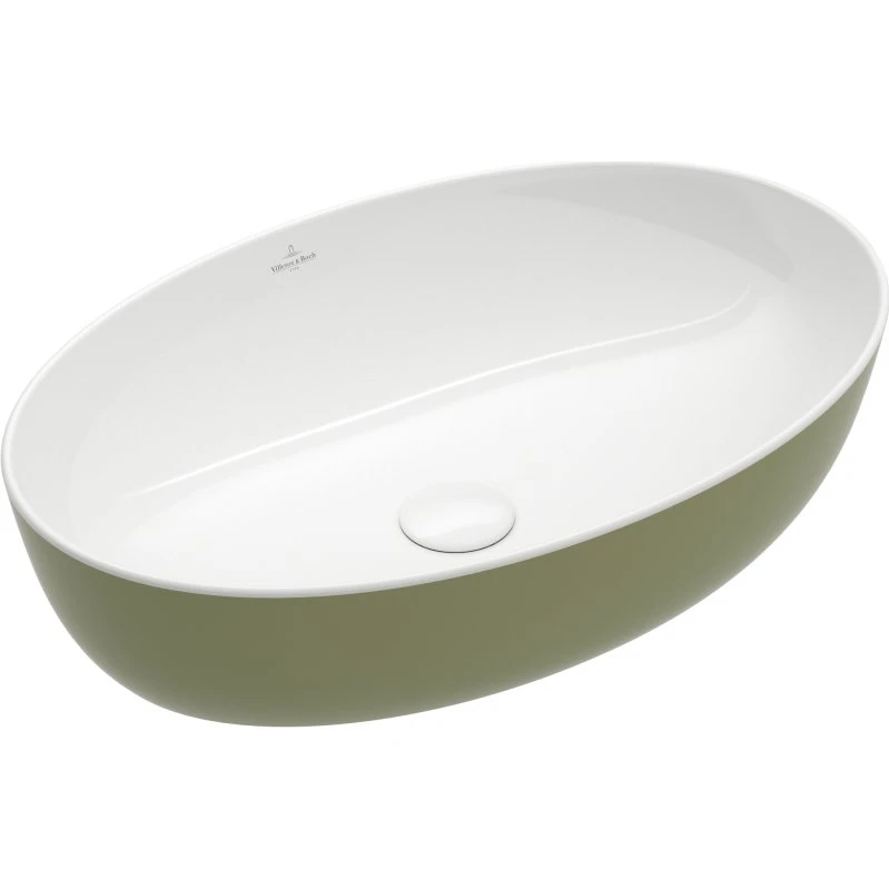 Villeroy & Boch Artis håndvask, 61x41 cm, grøn