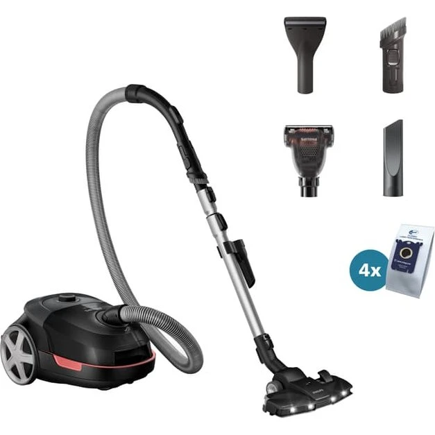 Philips 6000 Series XD6142/12 støvsuger med pose, sort