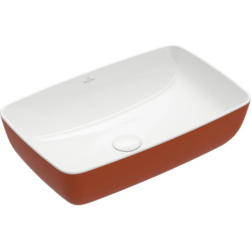 Villeroy & Boch Artis håndvask, 58x38,5 cm, orange