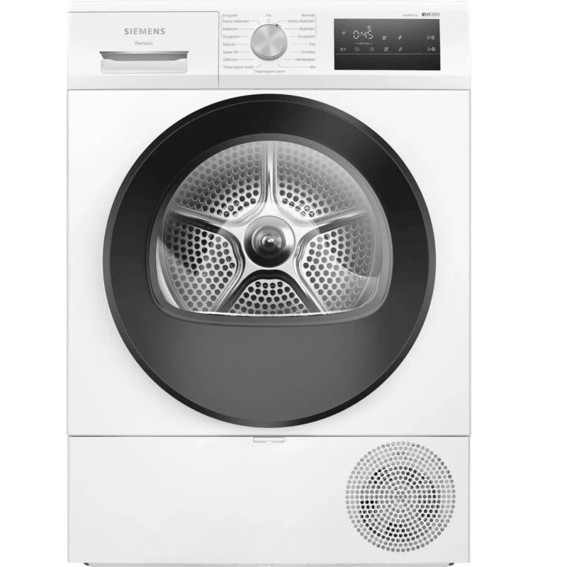 Siemens WT45HV0EDN iQ300 Varmepummetumbler - 8 kg