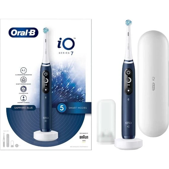 Oral-B iO7 Elektrisk Tandbørste - Blå