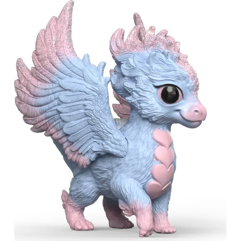Schleich Bayala Baby krystaldrage - Lilla & lyserød