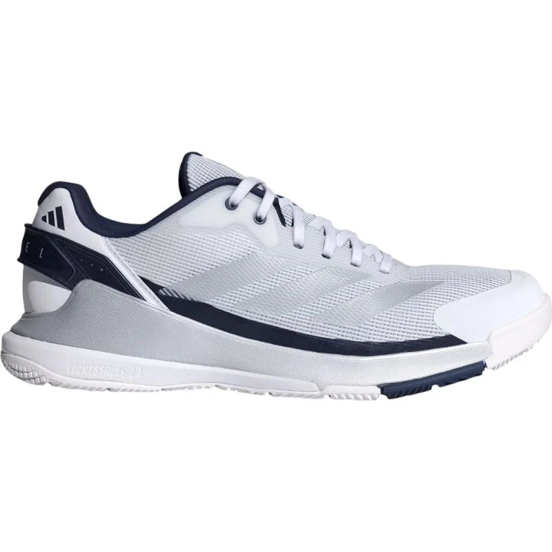 Adidas Crazyquick LS Padelsko - Cloud White/Silver Metallic - 47 1/3
