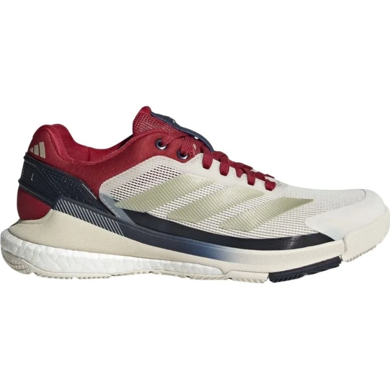 Adidas Crazyquick Boost Padelsko til kvinder - Chalk White/Red - 38