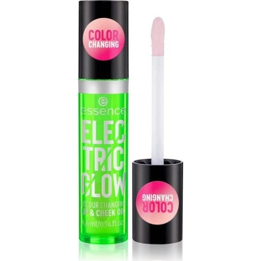 Essence Electric Glow Oil til læber og kinder, 4,4 ml