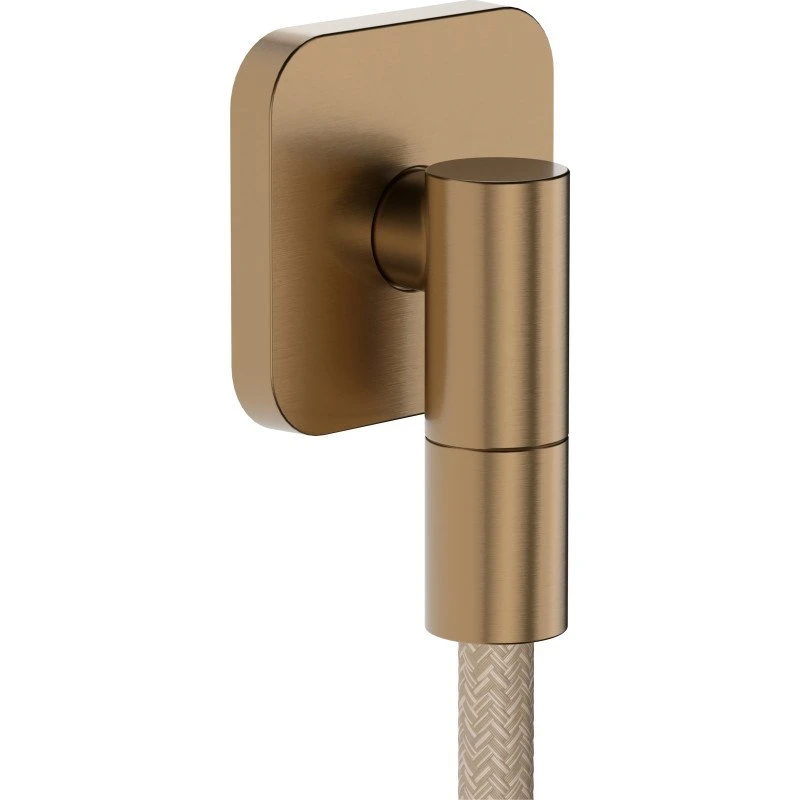 Hansgrohe FixFit Fine Q slangeudtag, børstet bronze