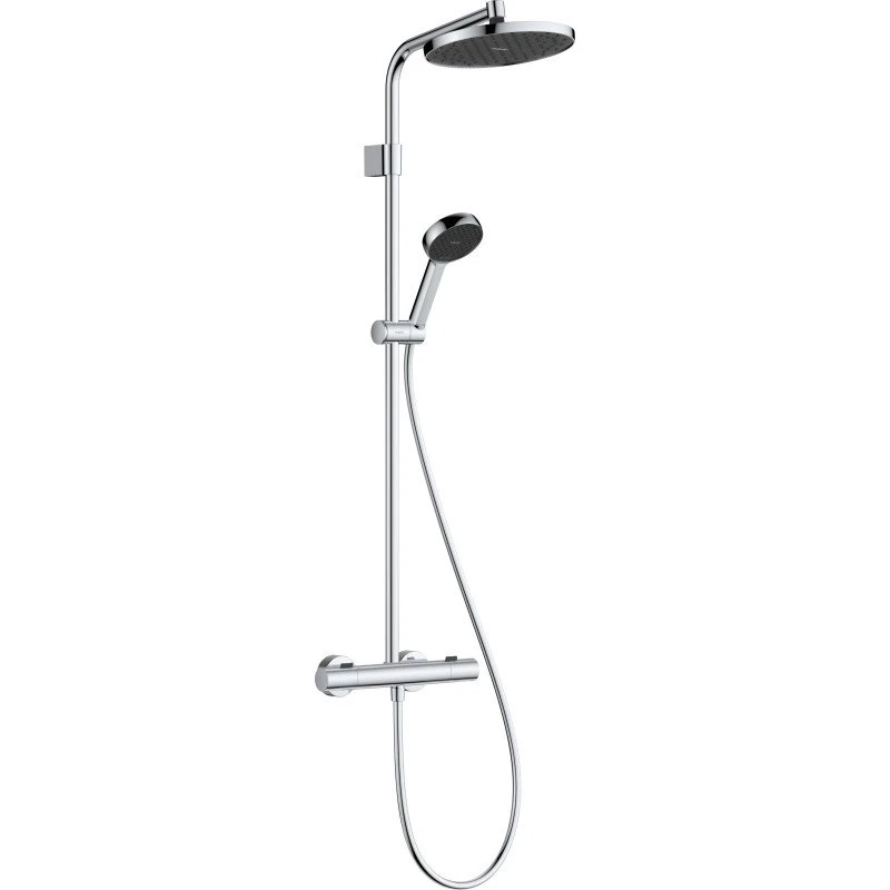 Hansgrohe Activera S Showerpipe 240 brusesæt, krom, vandbesparende