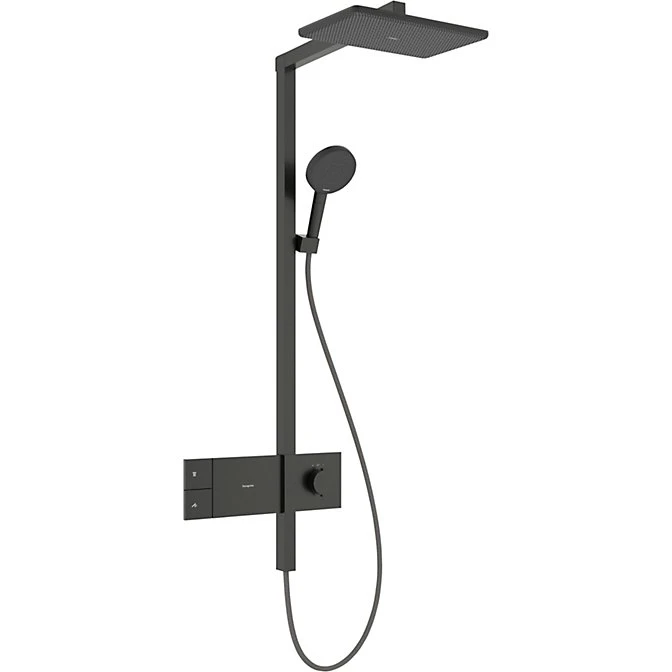 Hansgrohe Raindance Alive Q Showerpipe 210/340 - Børstet Sort PVD