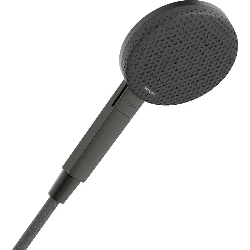 Hansgrohe Raindance Alive S håndbruser, børstet sort krom, 125 mm