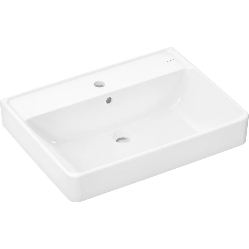 Hansgrohe Xanuia Q håndvask 65x48 cm hvid med hanehul
