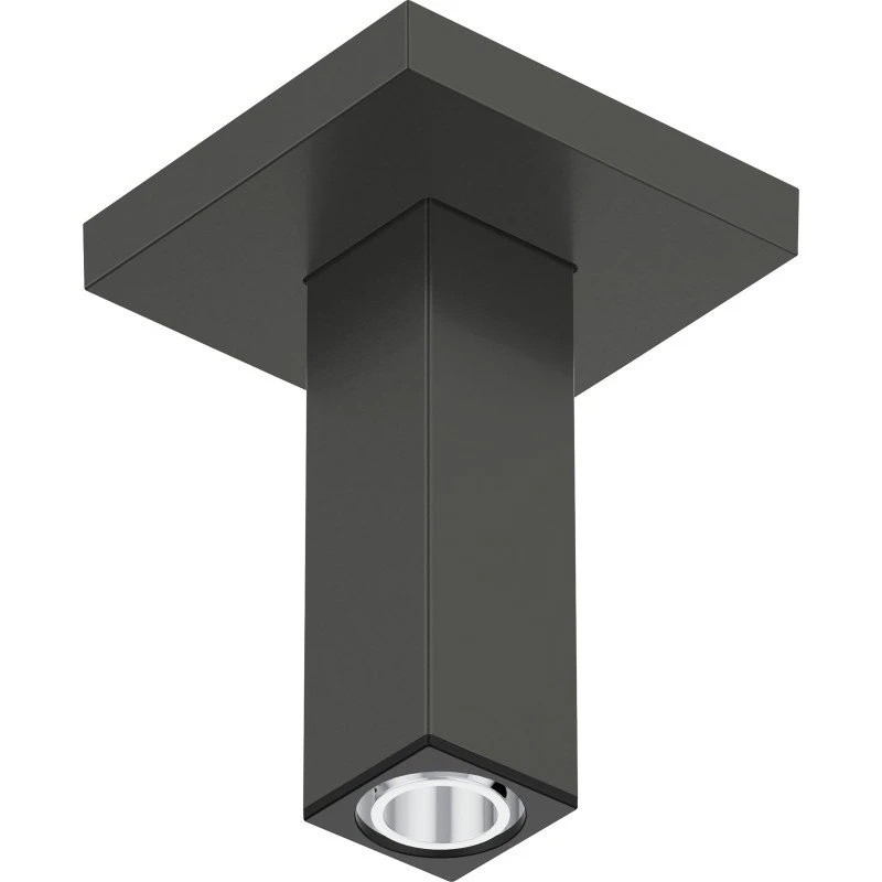 Hansgrohe brusearm, 10 cm, børstet sort krom