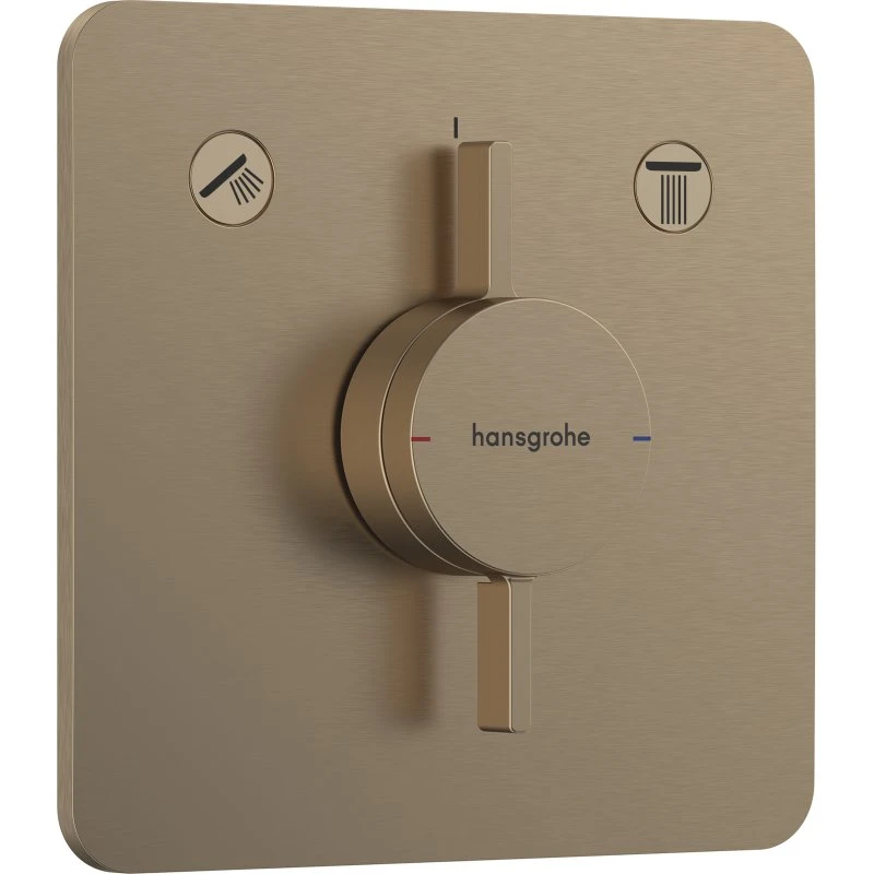 Hansgrohe DuoTurn Q brusearmatur til indbygning, bronze
