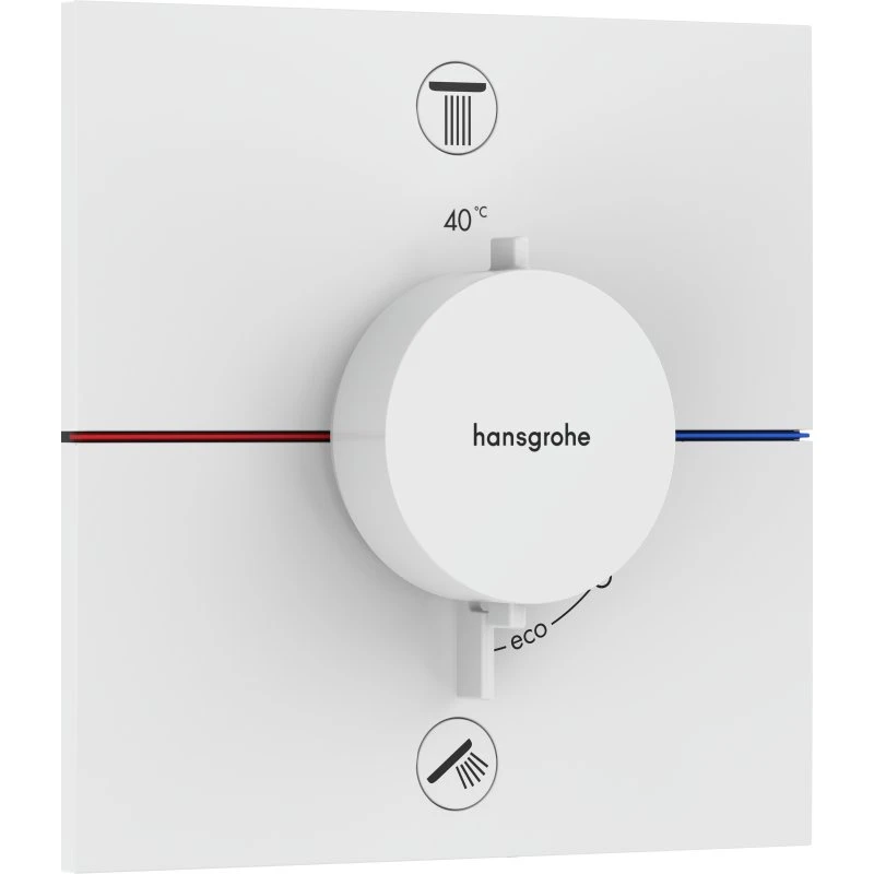 Hansgrohe ShowerSelect Comfort E brusearmatur, hvid