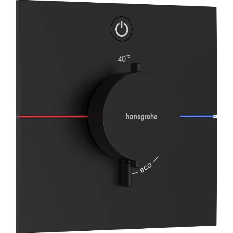 Hansgrohe ShowerSelect Comfort E brusearmatur, sort