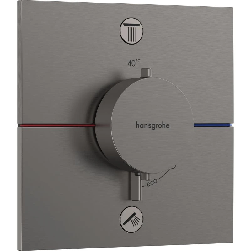 Hansgrohe ShowerSelect Comfort E brusearmatur, sort krom
