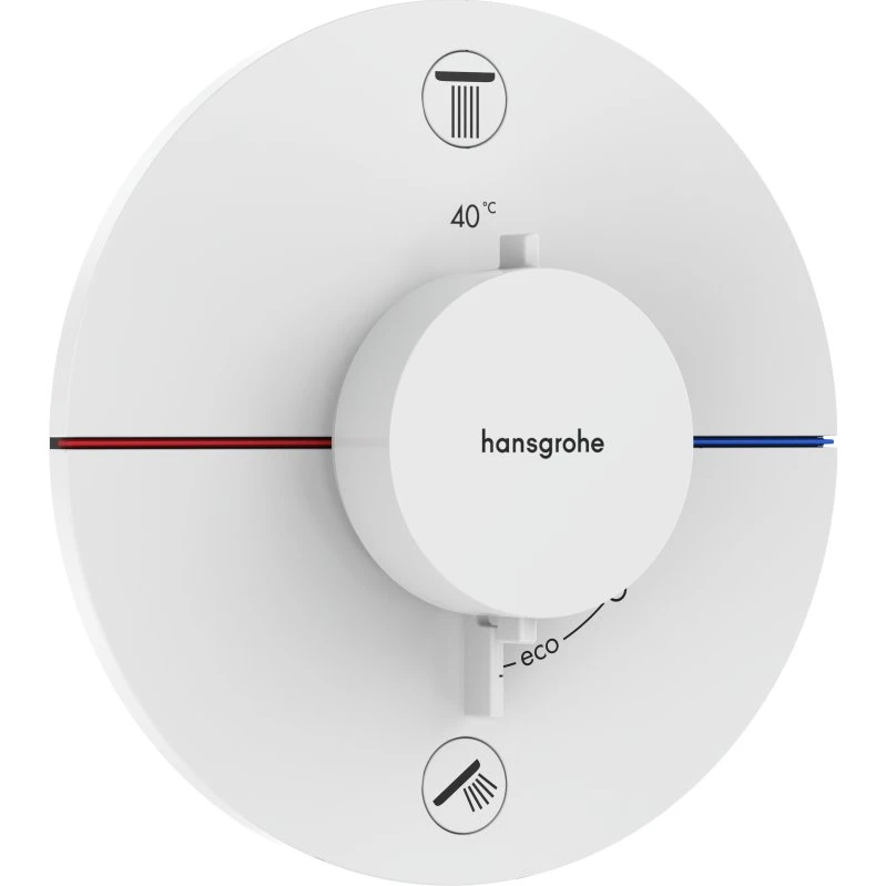 Hansgrohe ShowerSelect Comfort S brusearmatur, hvid