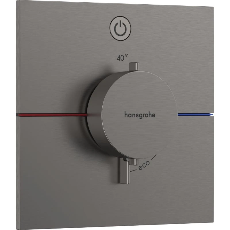 Hansgrohe ShowerSelect Comfort E brusearmatur, sort krom PVD