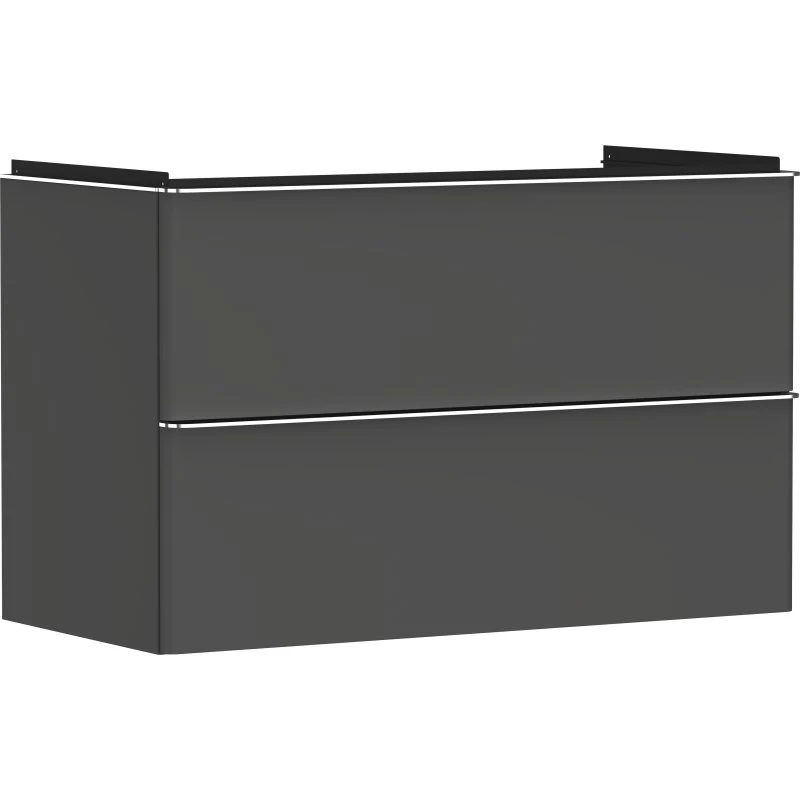 Hansgrohe Xelu Q underskab, 98x49,5 cm, mat grå