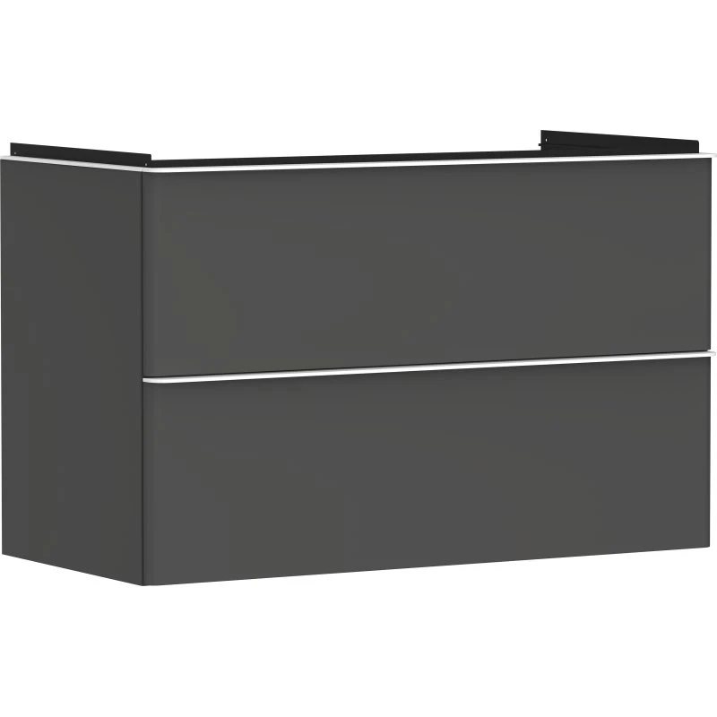 Hansgrohe Xelu Q underskab, 98x49,5 cm, mat grå