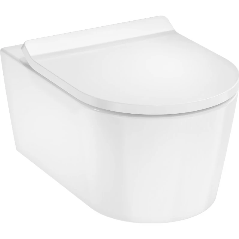 Hansgrohe EluPura S 540 væghængt toilet, hvid, uden skyllerand