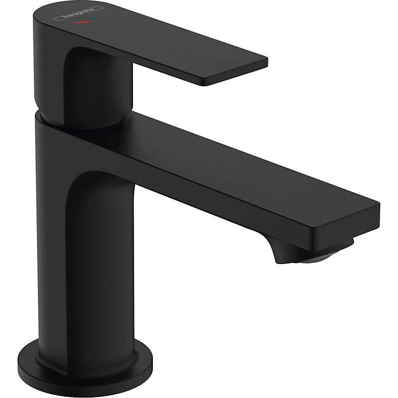 Hansgrohe Rebris E 80 Håndvaskarmatur Mat Sort med CoolStart
