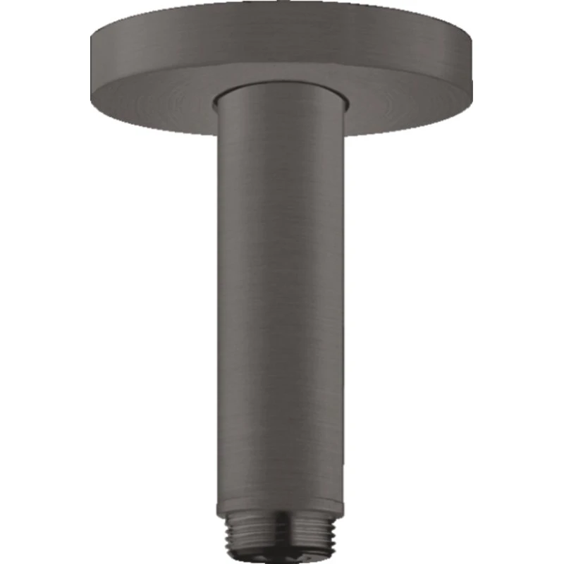 Hansgrohe Brusearm S, 10 cm, børstet sort krom