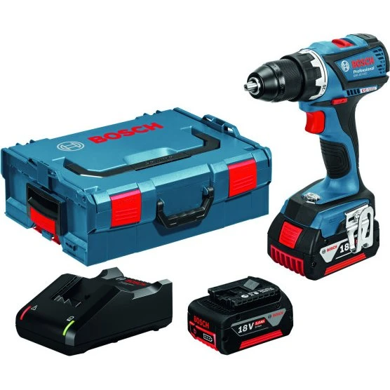 Bosch GSR 18V-EC skruetrækker 2x5,0 Ah i L-BOXX