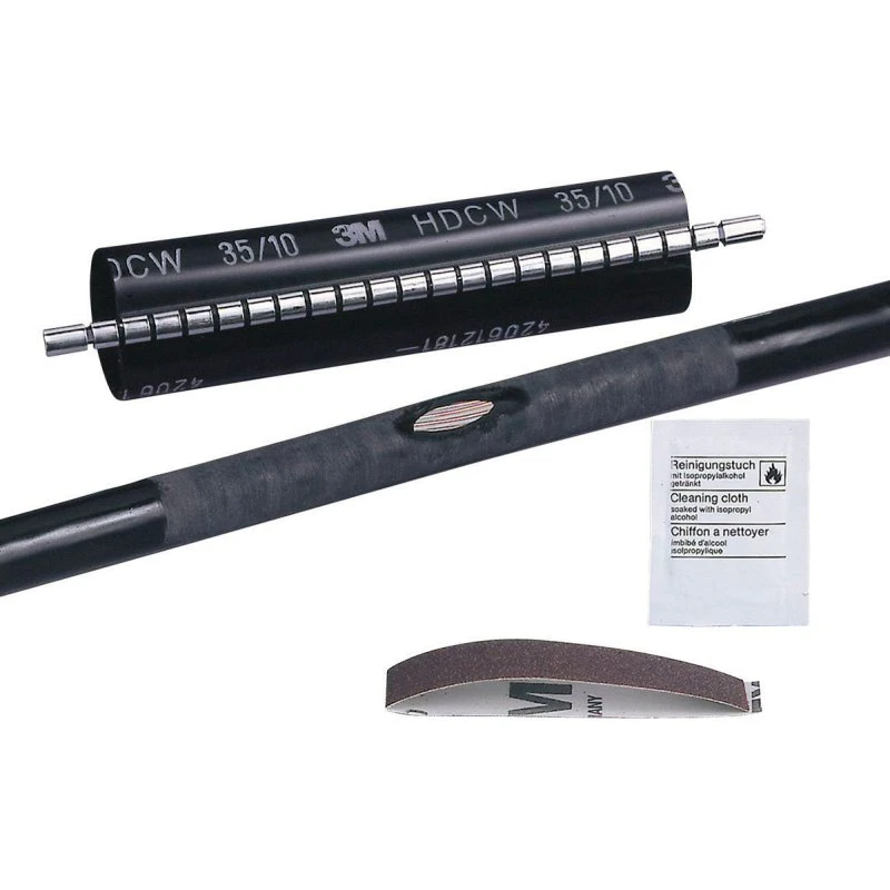 3M Reparationsmuffe med lynlås 35/10 - 250mm Sort