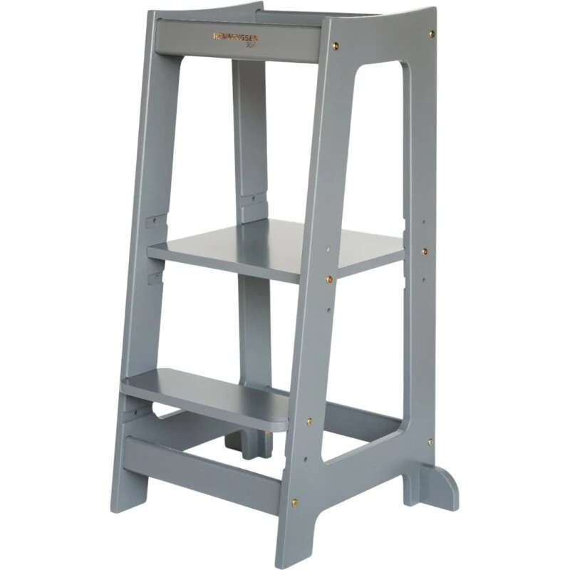 HEMMINGSEN Kids Martin justerbart læringstårn, grå