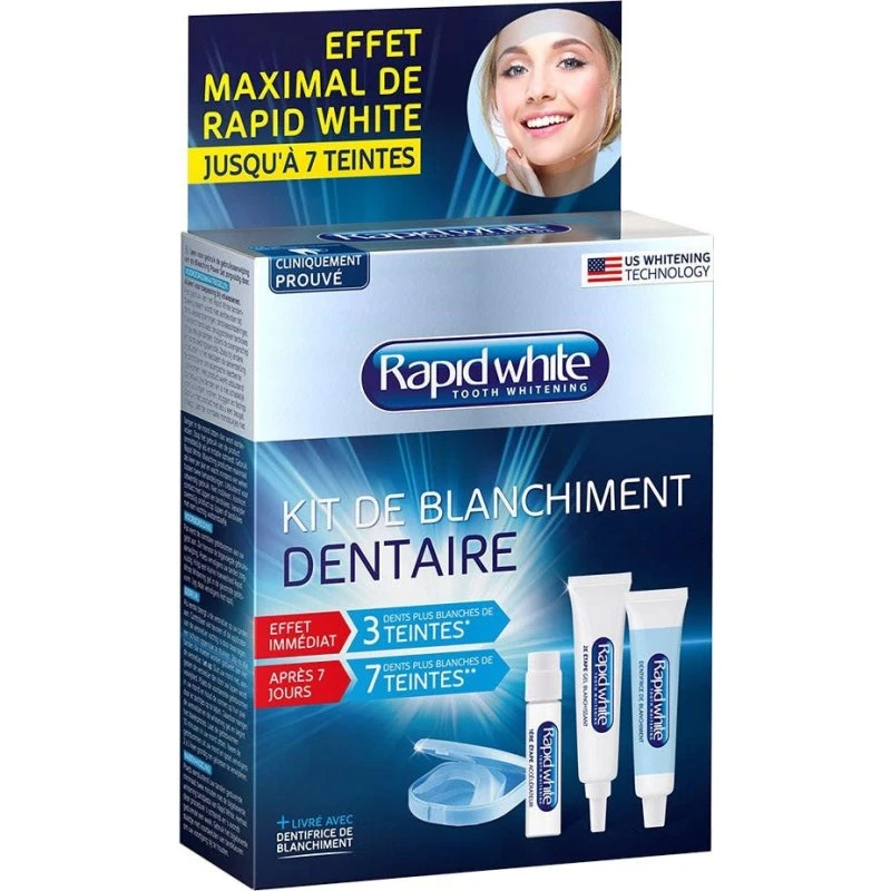 Rapid White Kit Tandblegningssystem - 4 nuancer på 1 uge